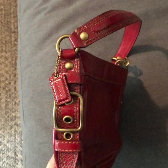 Coach Zoe Top Handle Pouch Handbag Purse F41869 - Picture 4 of 4